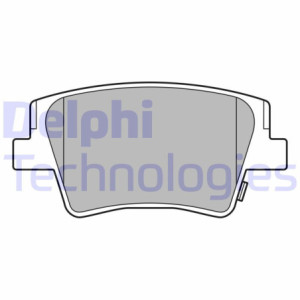 DELPHI LP3553 Brzdové platničky Zadné pre