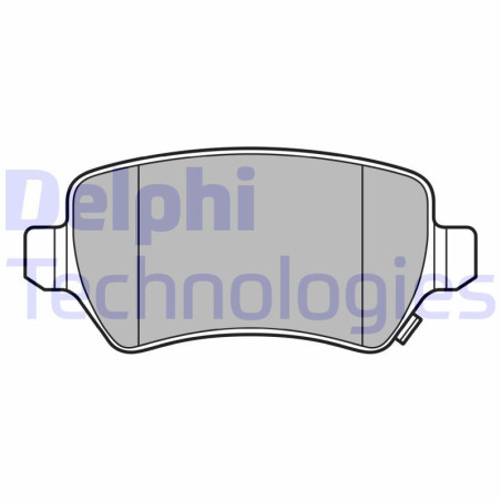 DELPHI LP3615 Brzdové platničky Zadné pre