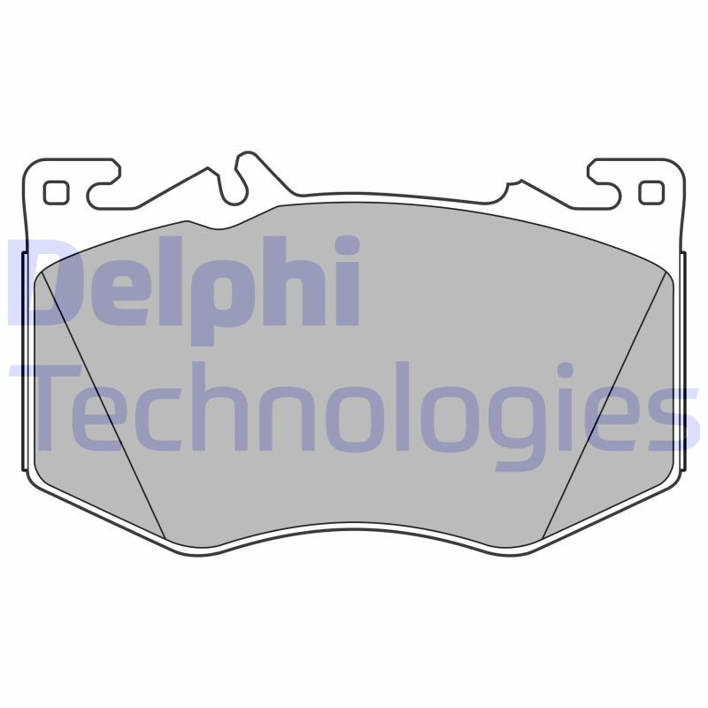 DELPHI LP3620 Plaquettes de frein Avant pour