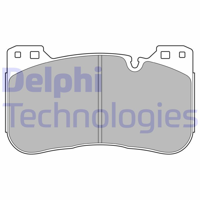 DELPHI LP3626 Pastillas de freno Delantero para