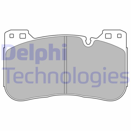 DELPHI LP3626 Brzdové destičky Přední pro