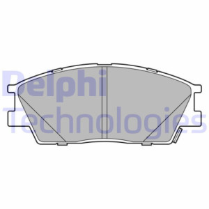 DELPHI LP3645 Plaquettes de frein Avant pour