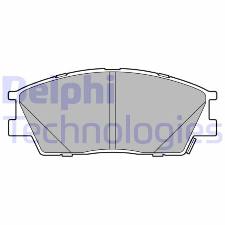 DELPHI LP3645 Klocki hamulcowe Przód dla