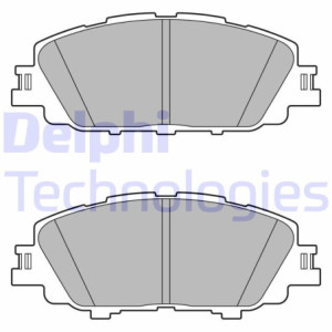 DELPHI LP3647 Brzdové platničky Predné pre