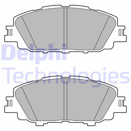 DELPHI LP3647 Brake Pads Set Front for