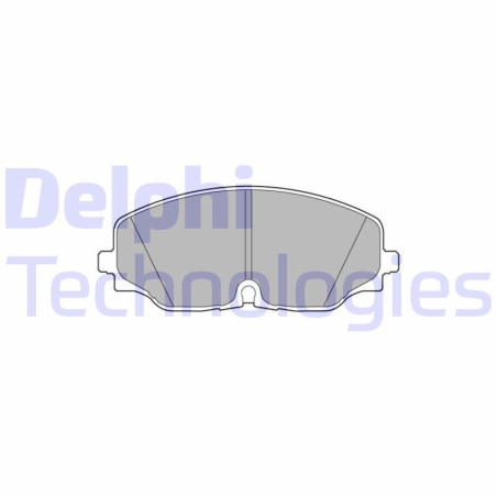 DELPHI LP3543 Pastiglie freno Anteriore per