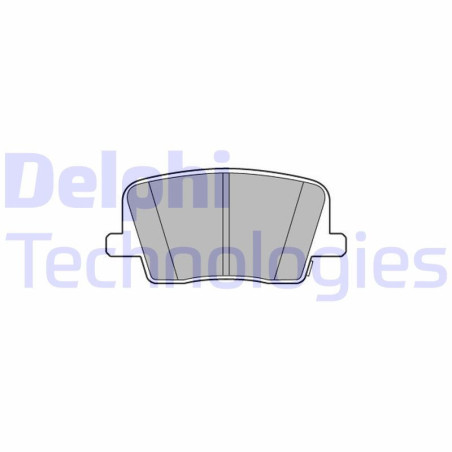 DELPHI LP3581 Bremsbeläge Hinten für