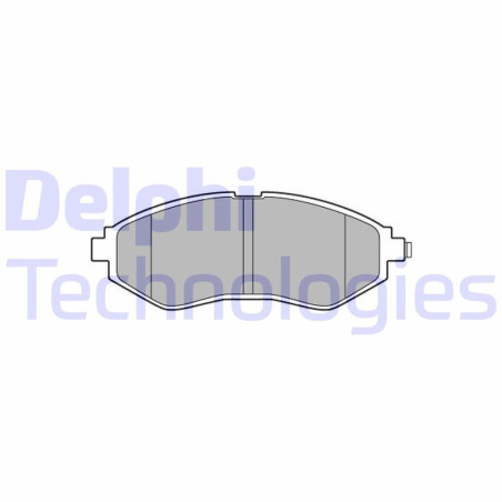 DELPHI LP3594 Brzdové platničky Predné pre