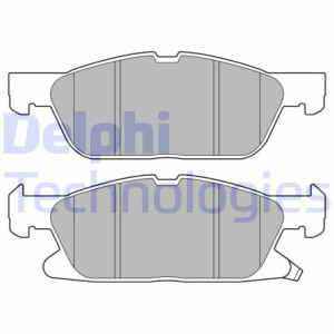 DELPHI LP3643 Brzdové platničky Predné pre
