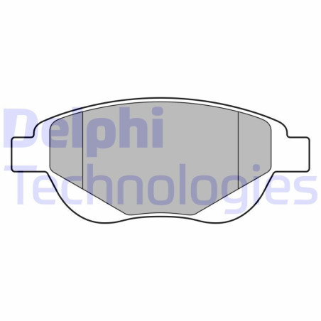 DELPHI LP3638 Pastillas de freno Delantero para