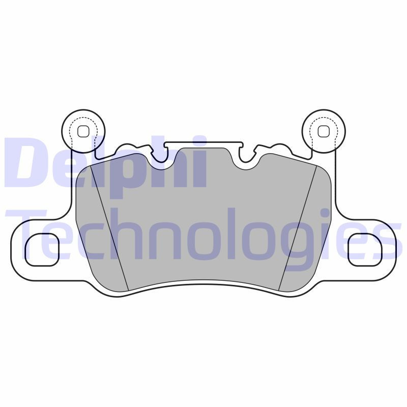 DELPHI LP3655 Brake Pads Set Rear for