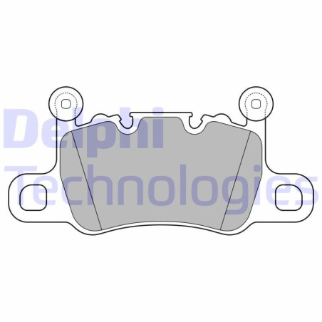 DELPHI LP3655 Pastiglie freno Posteriore per