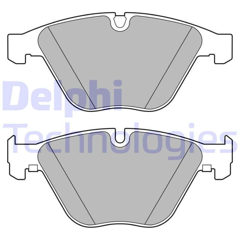 DELPHI LP3630 Pastillas de freno Delantero para