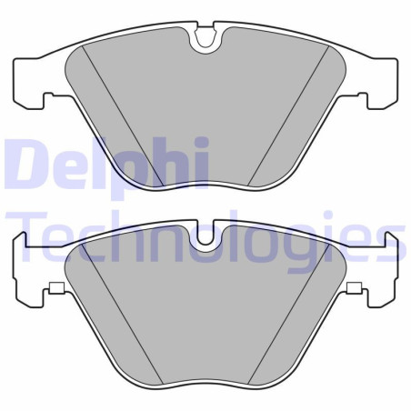 DELPHI LP3630 Klocki hamulcowe Przód dla