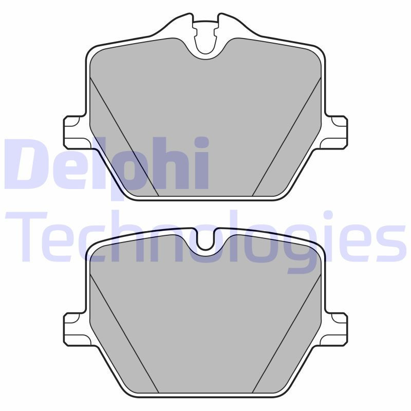DELPHI LP3604 Pastiglie freno Posteriore per