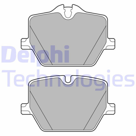 DELPHI LP3604 Pastiglie freno Posteriore per