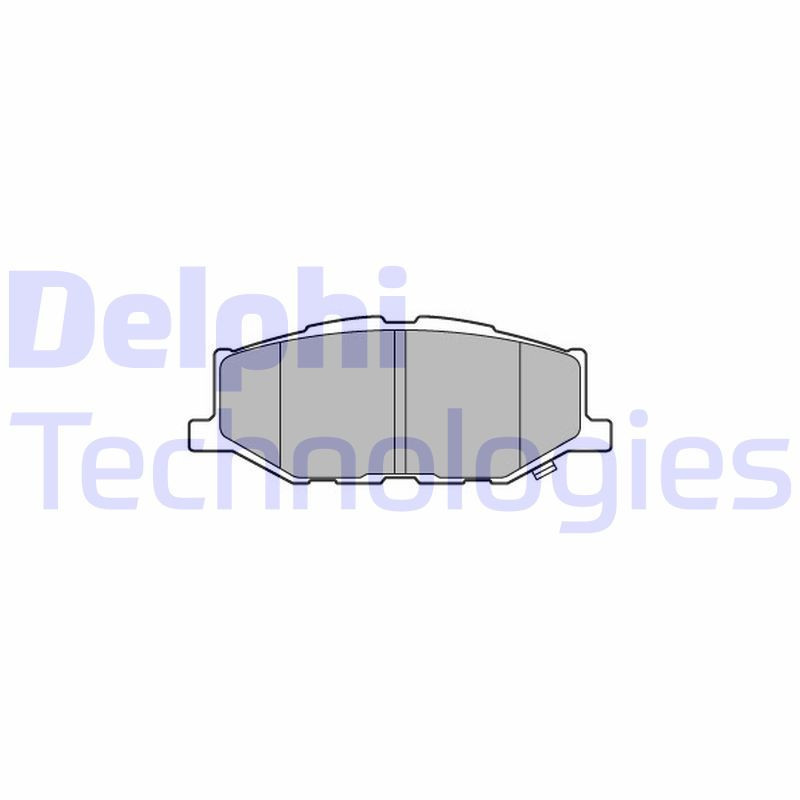 DELPHI LP3637 Pastillas de freno Delantero para