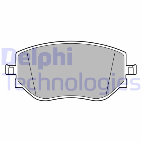 DELPHI LP3644 Brzdové platničky Predné pre