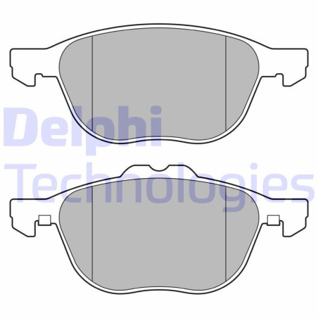 DELPHI LP3650 Pastiglie freno Anteriore per