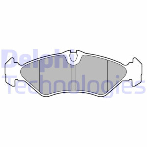DELPHI LP3664 Pastillas de freno Trasero para
