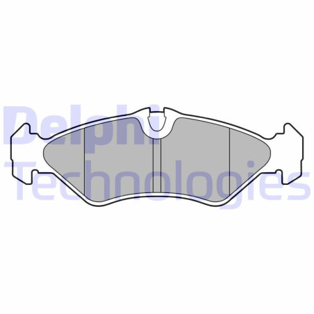DELPHI LP3664 Pastiglie freno Posteriore per
