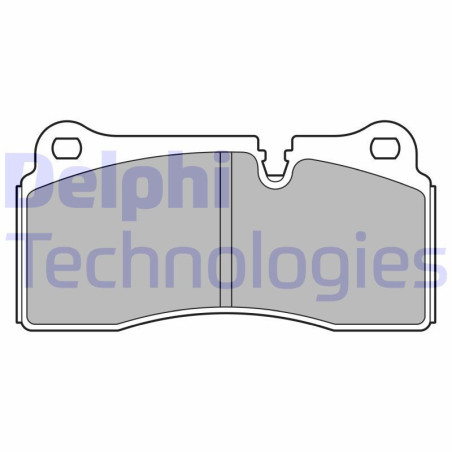 DELPHI LP3595 Pastillas de freno Trasero para