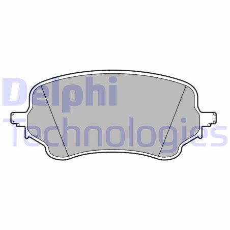 DELPHI LP3648 Brzdové platničky Predné pre