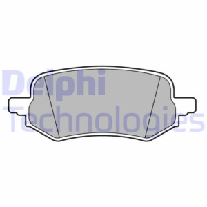 DELPHI LP3649 Brzdové platničky Zadné pre