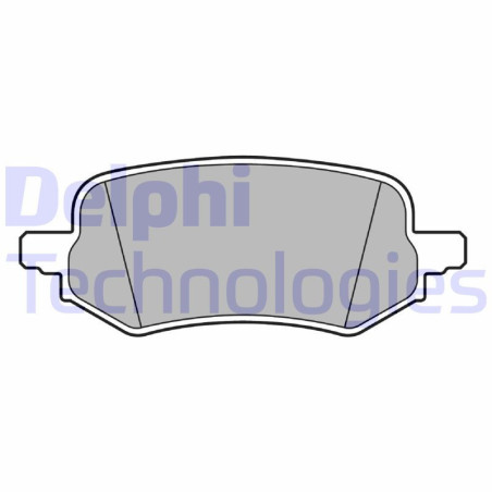 DELPHI LP3649 Bremsbeläge Hinten für