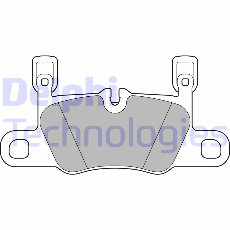 DELPHI LP3656 Brake Pads Set Rear for