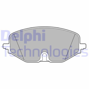 DELPHI LP3663 Brzdové platničky Predné pre