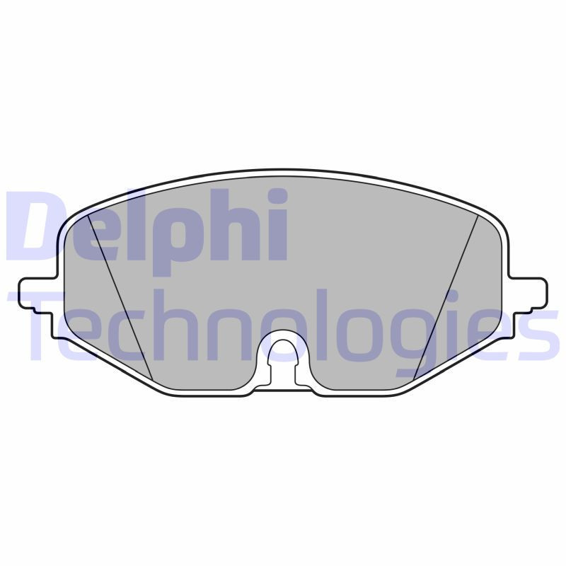 DELPHI LP3663 Pastiglie freno Anteriore per