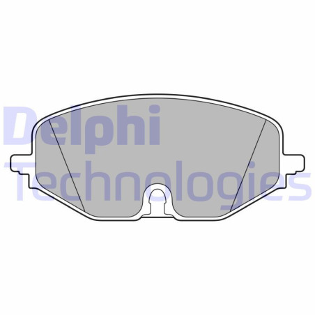 DELPHI LP3663 Brzdové platničky Predné pre