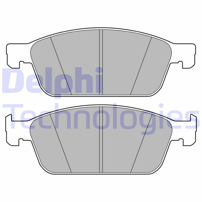 DELPHI LP3666 Brake Pads Set Front for