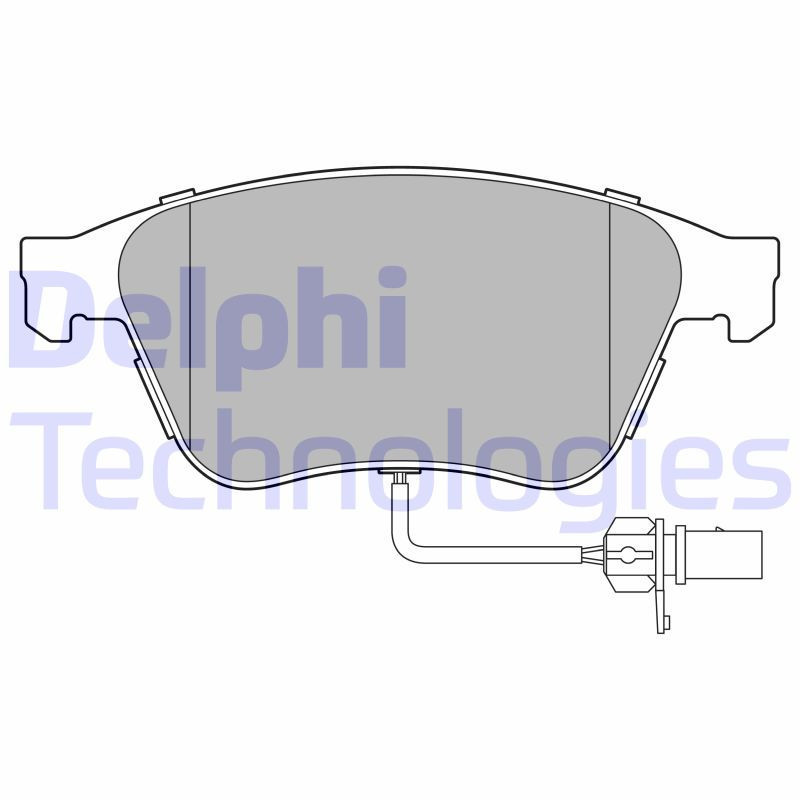 DELPHI LP3667 Brake Pads Set Front for