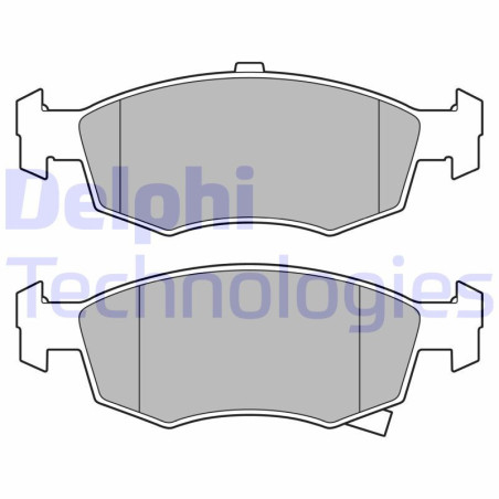DELPHI LP3668 Pastiglie freno Anteriore per