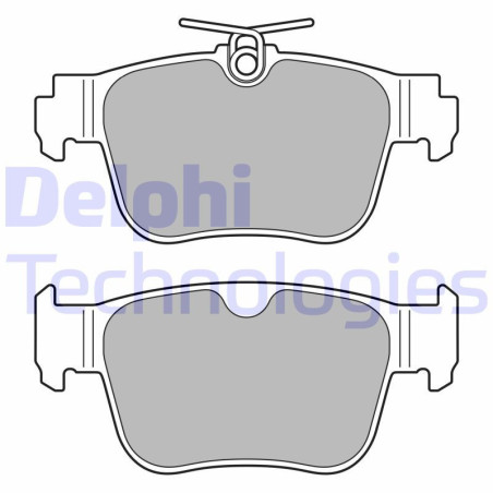 DELPHI LP3669 Brake Pads Set Rear for