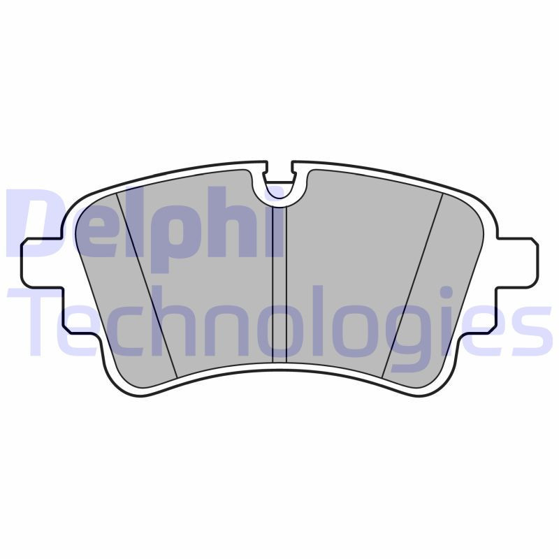 DELPHI LP3670 Pastillas de freno Trasero para