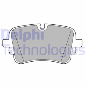 DELPHI LP3671 Pastillas de freno Trasero para