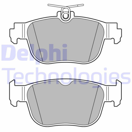 DELPHI LP3674 Plaquettes de frein Arrière pour