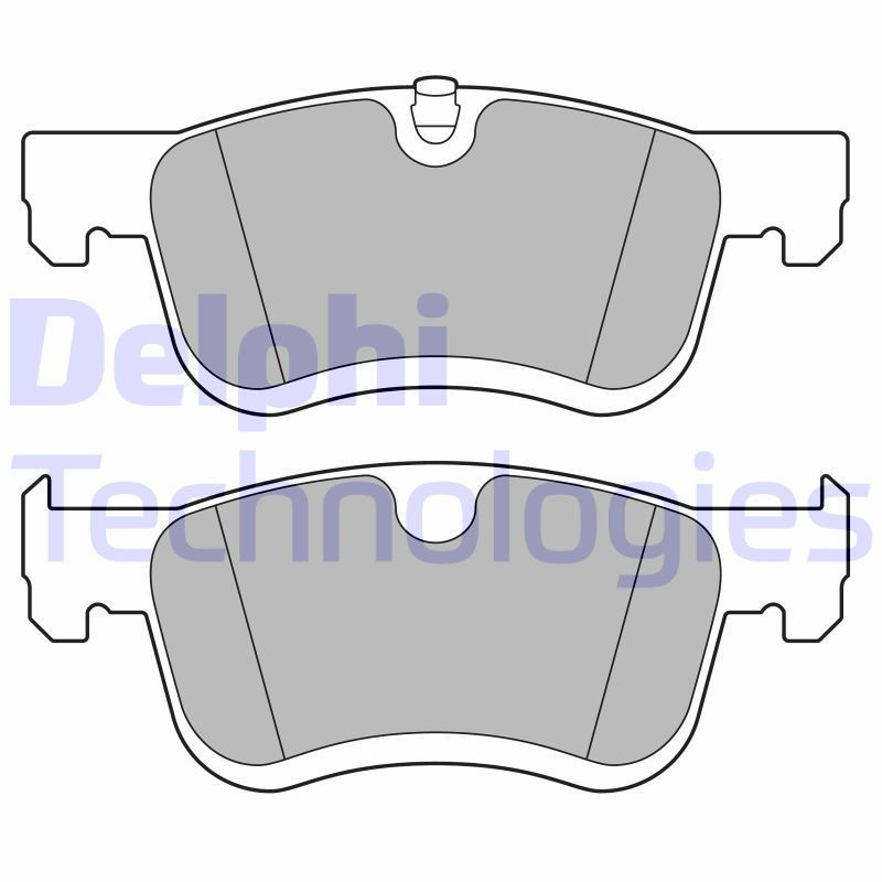 DELPHI LP3675 Pastiglie freno Anteriore per