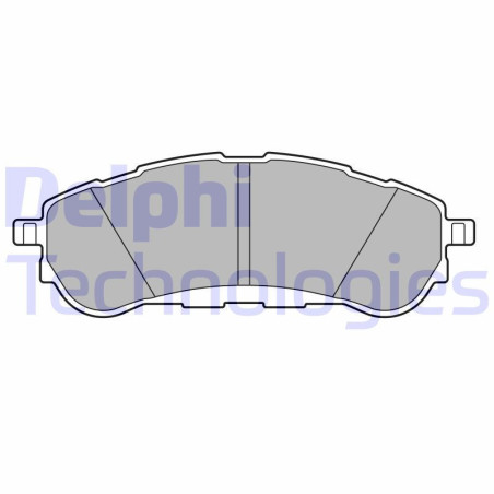 DELPHI LP3707 Brzdové platničky Zadné pre