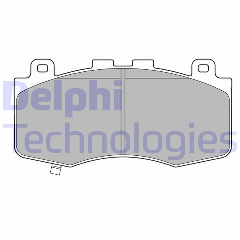 DELPHI LP3631 Klocki hamulcowe Przód dla