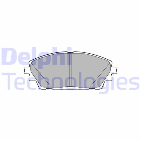 DELPHI LP3632 Pastiglie freno Anteriore per