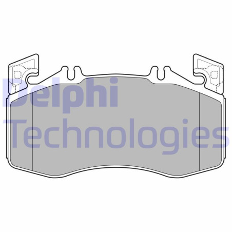 DELPHI LP3654 Pastiglie freno Anteriore per