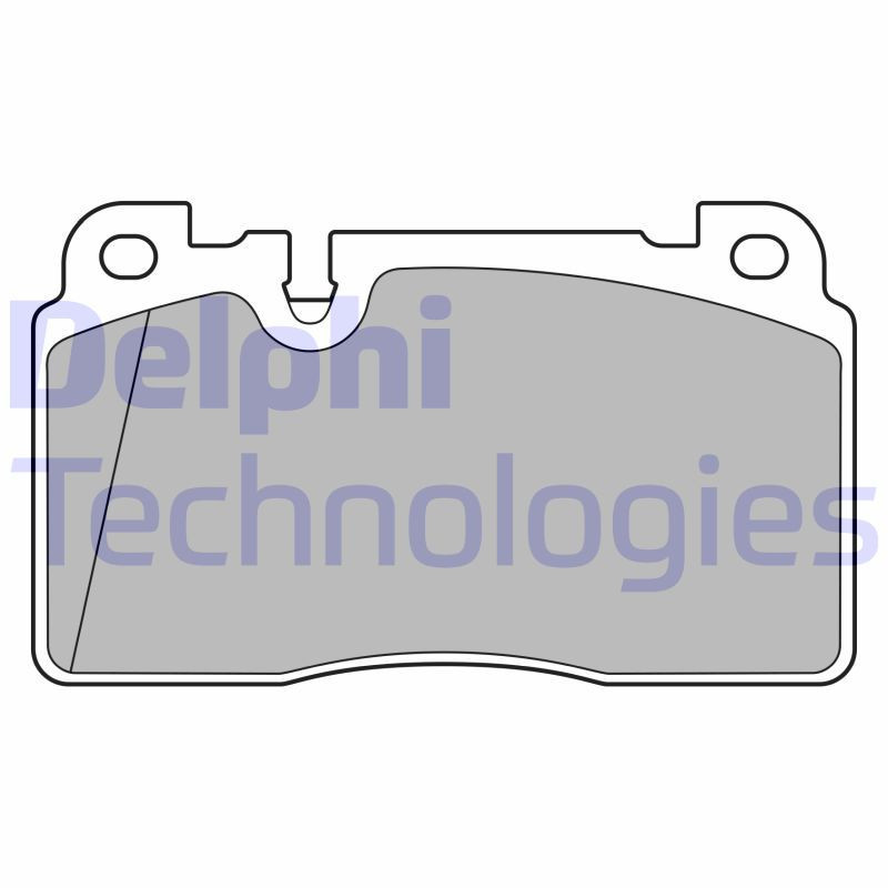 DELPHI LP3677 Brzdové platničky Predné pre