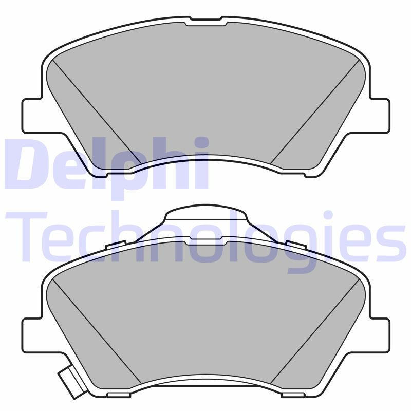 DELPHI LP3678 Pastiglie freno Anteriore per