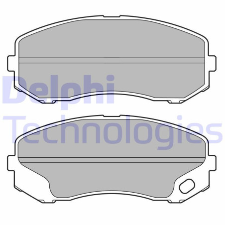 DELPHI LP3687 Bremsbeläge Vorne für