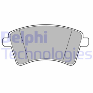 DELPHI LP3715 Pastiglie freno Anteriore per