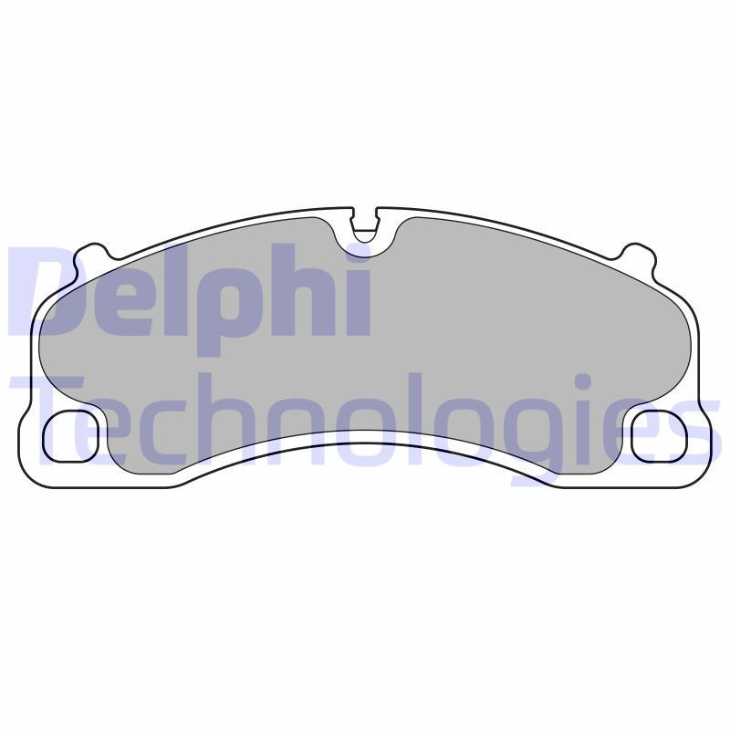 DELPHI LP3729 Klocki hamulcowe Przód dla